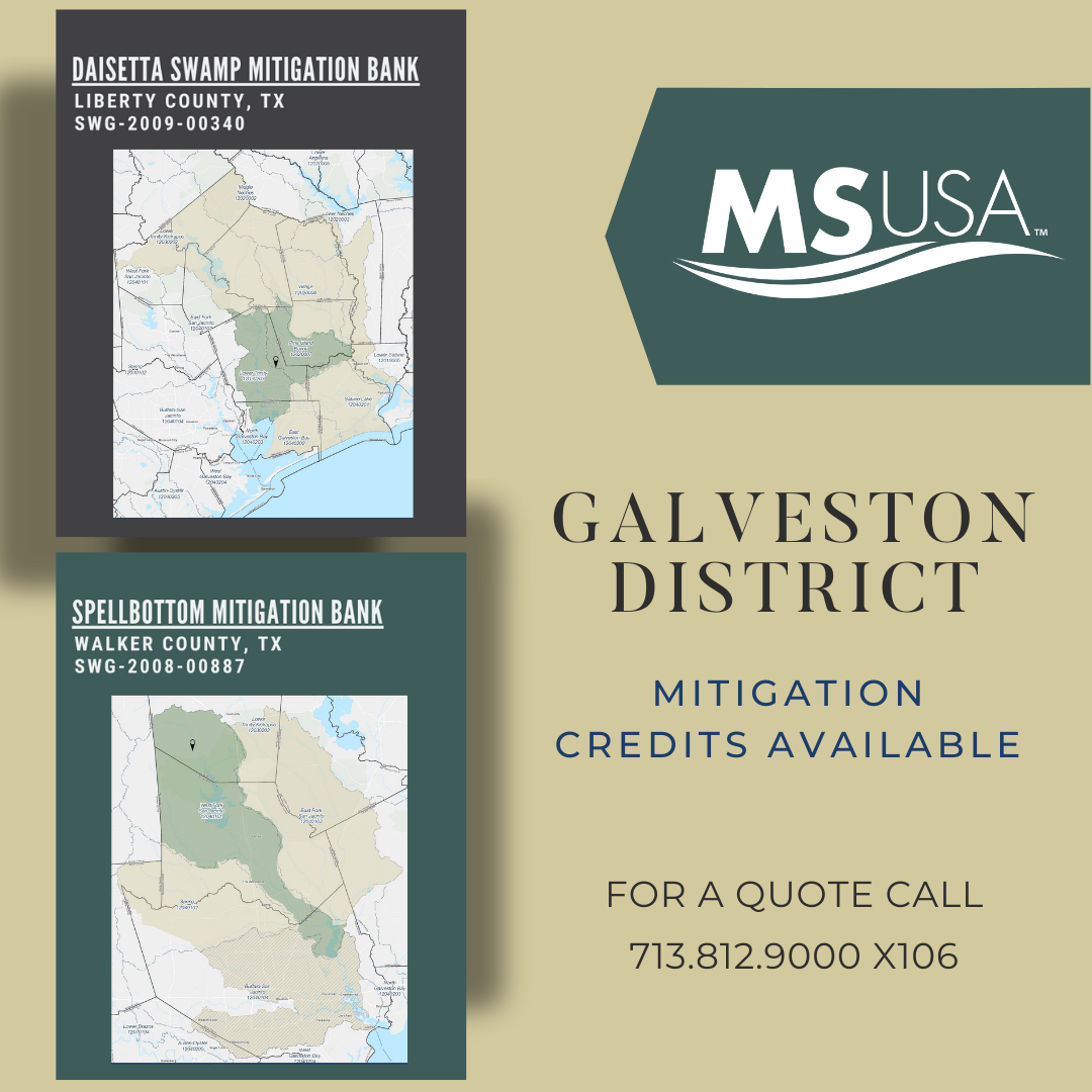 Galveston District Credits Available Now